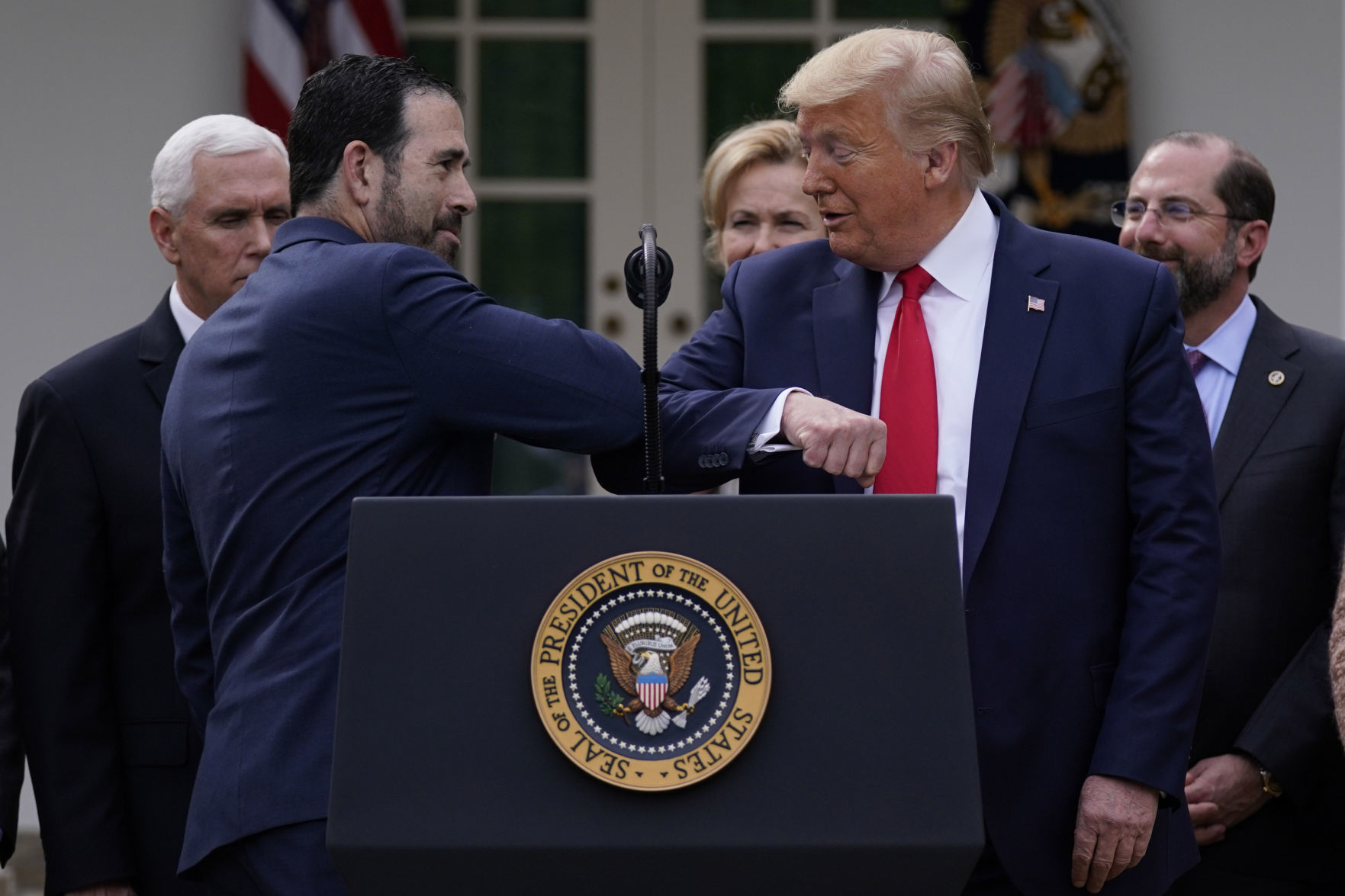 APTOPIX Trump Virus Outbreak